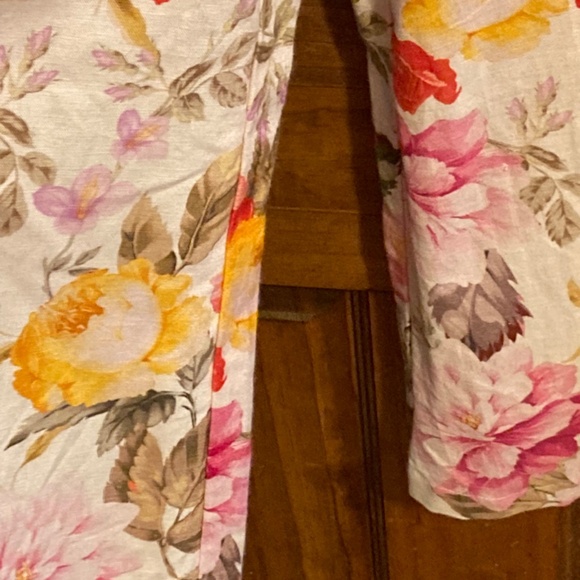 Venus Pink Floral Jumpsuit, Strapless sz 12 - Picture 5 of 10